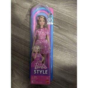 Barbie Style Fashionistas Pink Odile Face Doll #249 JJN62 2026 New! 2026 Mattel